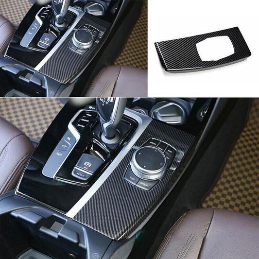 ABS Carbon Fiber Panel Trim for BMW X3 G01 2018-2021 Console Multimedia Frame 1P