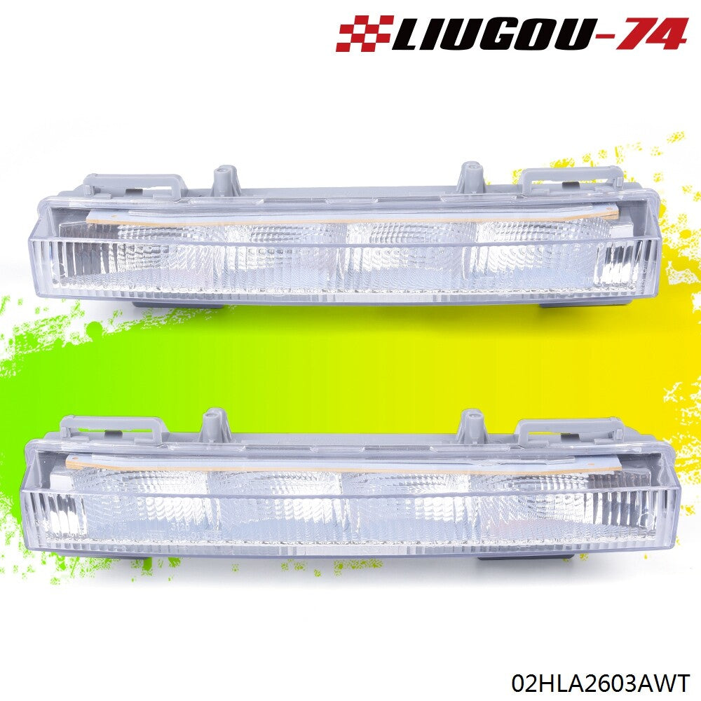 Suitable for Mercedes W166 LED daytime driving running lights, 1 pair brand new- v