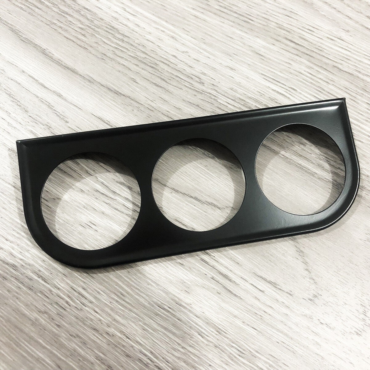 2-1/16 Triple Gauge Mounting Bracket Pod Holder 52mm Gauges Dashboard 3 Hole