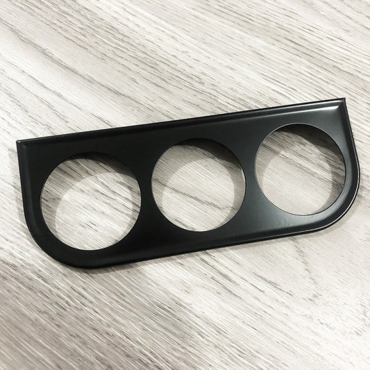2-1/16 Triple Gauge Mounting Bracket Pod Holder 52mm Gauges Dashboard 3 Hole
