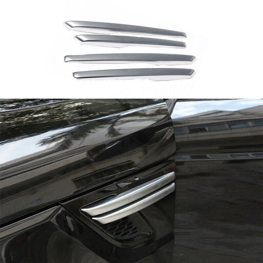 4PCS for Range Rover Sport 14-2017 Silver Air Flow Vent Side Fender Decor Strips