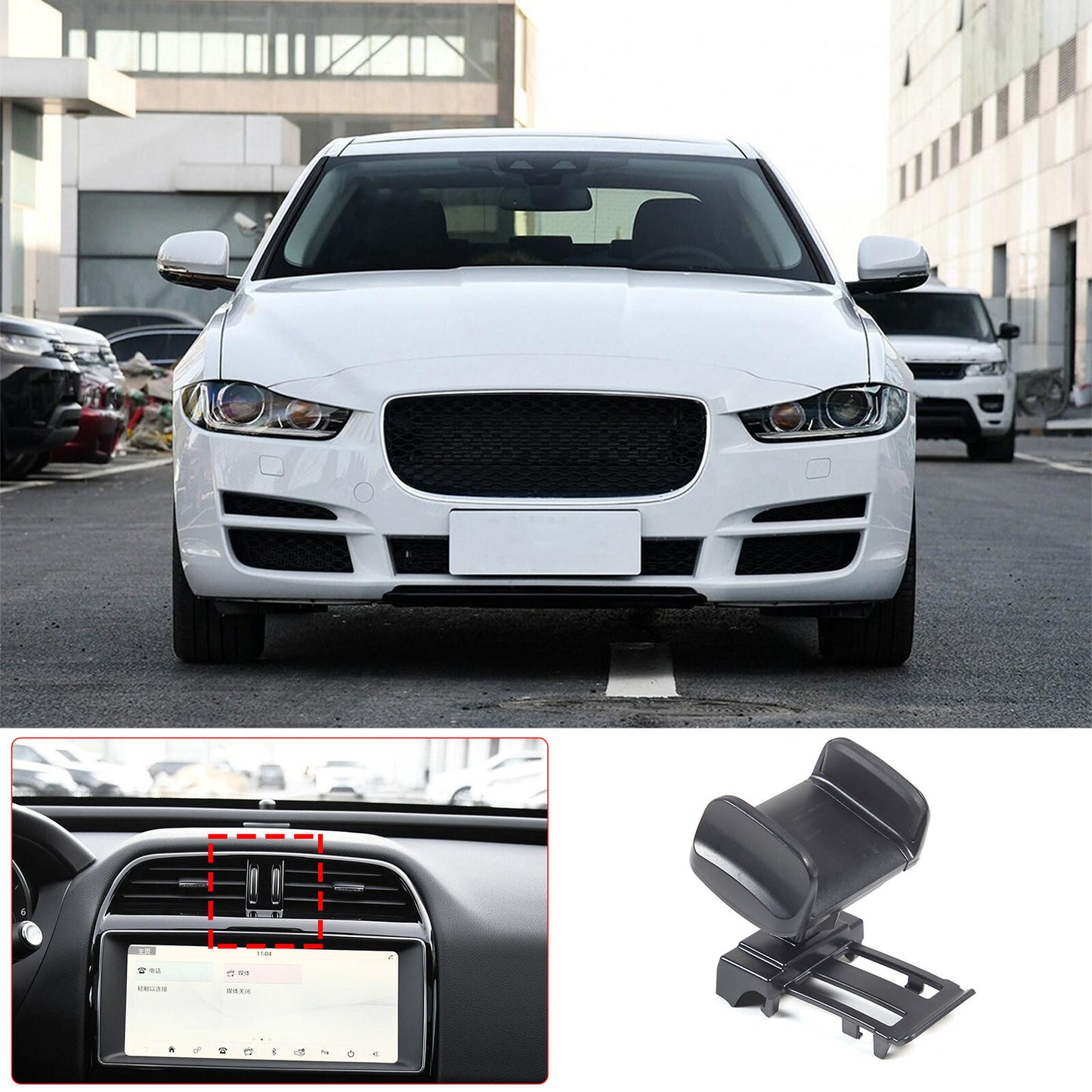 Car mount vent bracket cradle suitable for Jaguar XEL XE F-PACE 2015-20 n