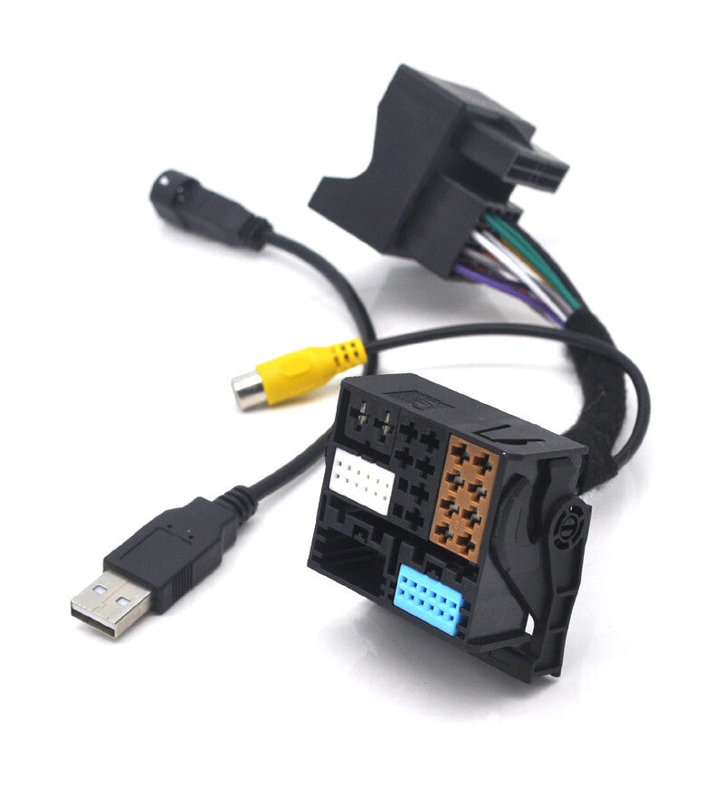 Quadlock Adaptor usb cable kit for VW / for SKODA for seat Radio 03-2015 Transporter T6 T5 v