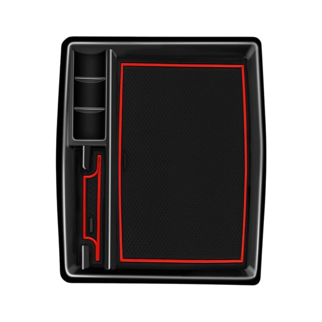 Center Console Storage Box Armrest Organizer Insert Tray Fit For Tacoma v