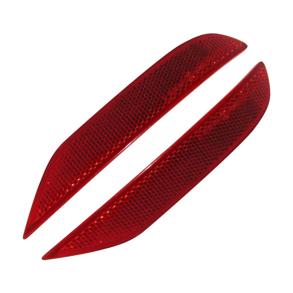 2Pcs Rear Left+Right Side Bumper Reflector Cover Trim Red For X2 F39 2018-2020 Q