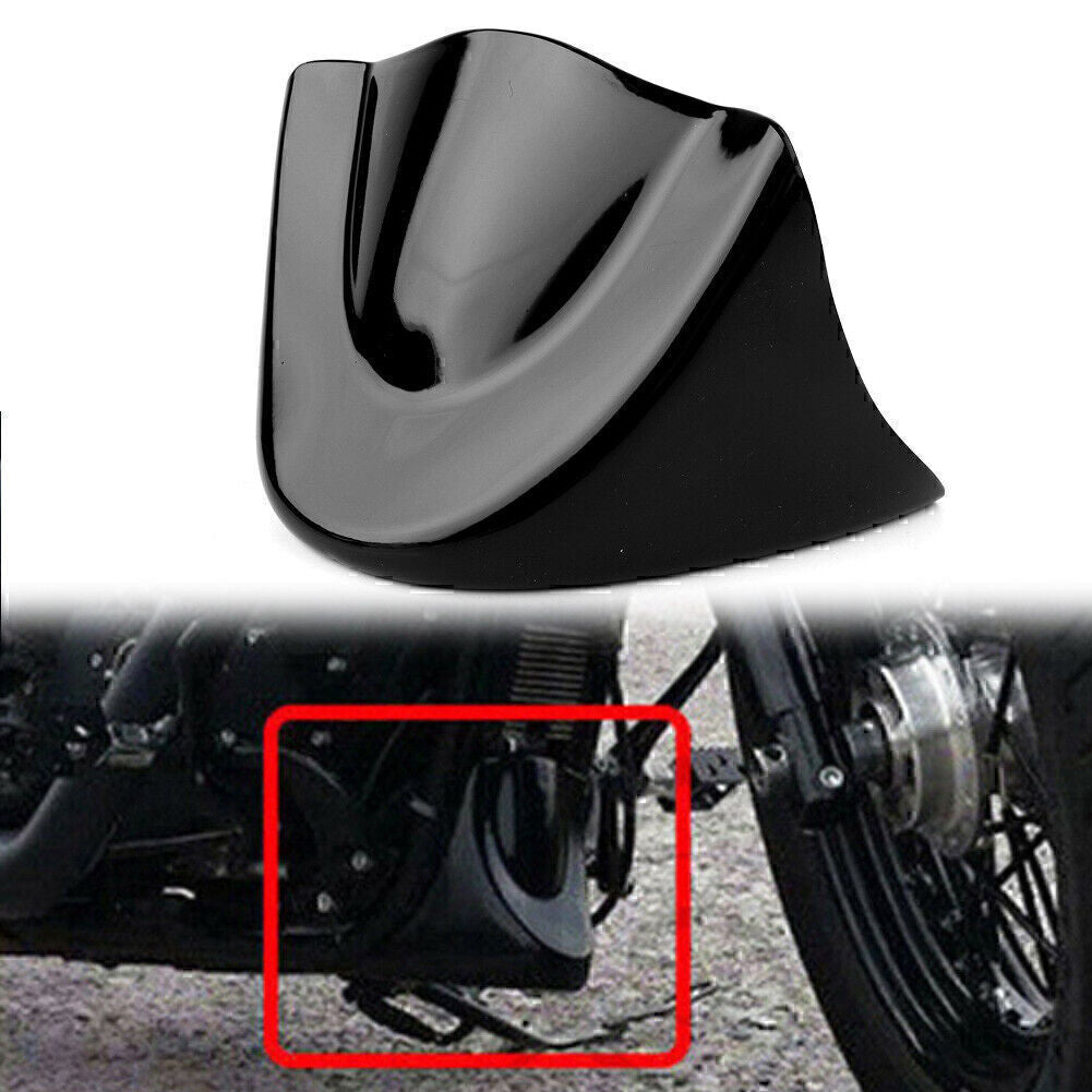 Front Chin Spoiler Air Dam Fairing for Harley Dyna FXD FXDB 1999-2005 Black po Q