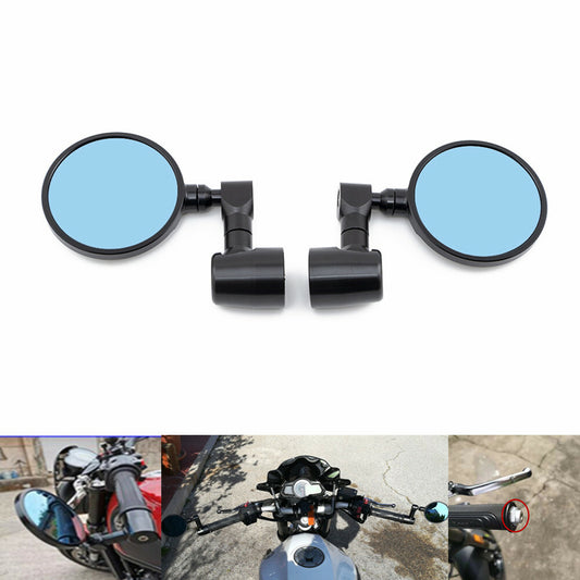 Black CNC Handlebar End Side Mirror For Benelli Leoncino 500 502c 752s TRK502X Q