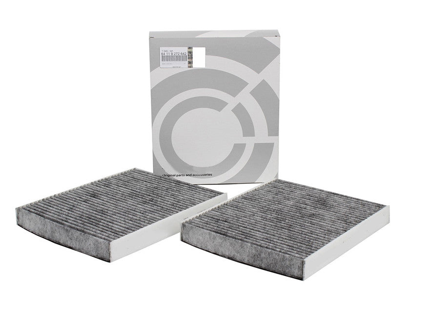 1 pc Cabin Air Filter Set Activated For F25 F26 X3 X4 64319312318 v