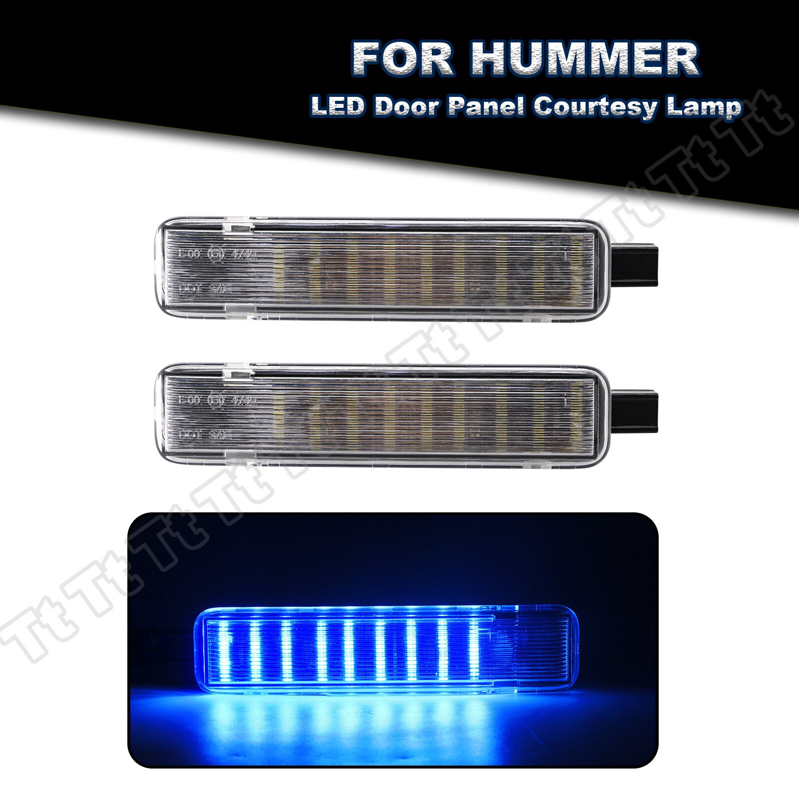 LED door courtesy light suitable for 95-07 Silverado for GMC for Sierra C/K for Yukon - v