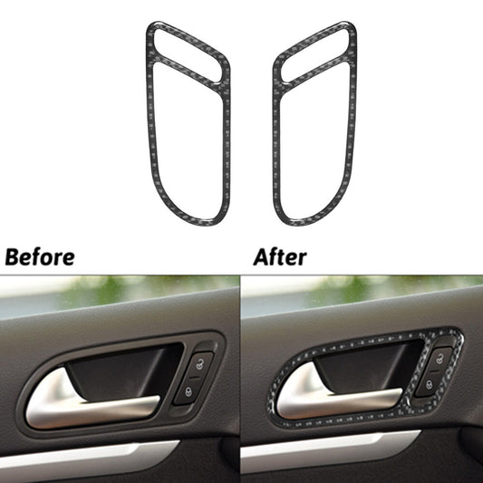 Red Carbon Fiber Console GPS Navigation Panel Trim Cover for Camry Type A v