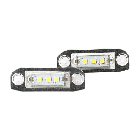 2Pcs LED White License Plate Light Lamps for Volvo XC70 XC60 S40 S60 S80 2003-15 Q
