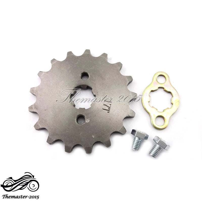 420 17mm 17T Front Chain Sprocket For 50cc 70 90 110cc 125cc ATV Pit Dirt Bike Q