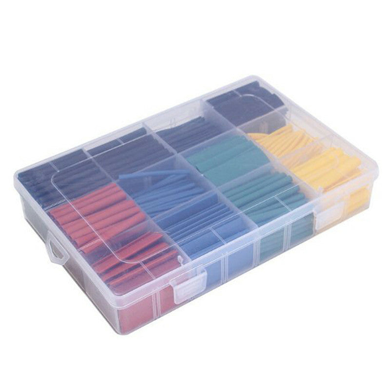 530Pcs Heat Shrink Tubing Insulation Shrinkable Tube Car Electrical Cable Hose