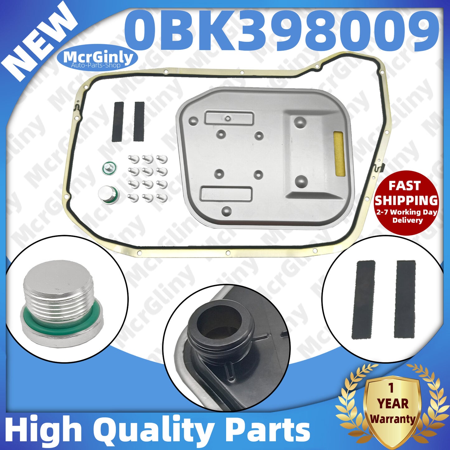 Automatic transmission filter kit 0BK3989 for Audi RS6 RS7 A5 Quattro Q5 SQ5 n