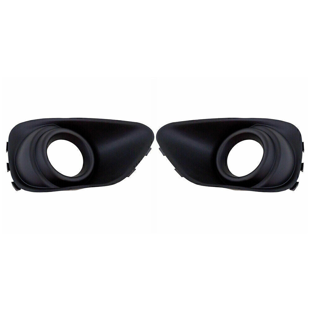 for Jeep Compass 2011-2017 Pair Front Bumpe Fog Light Lamp Bezels Cover