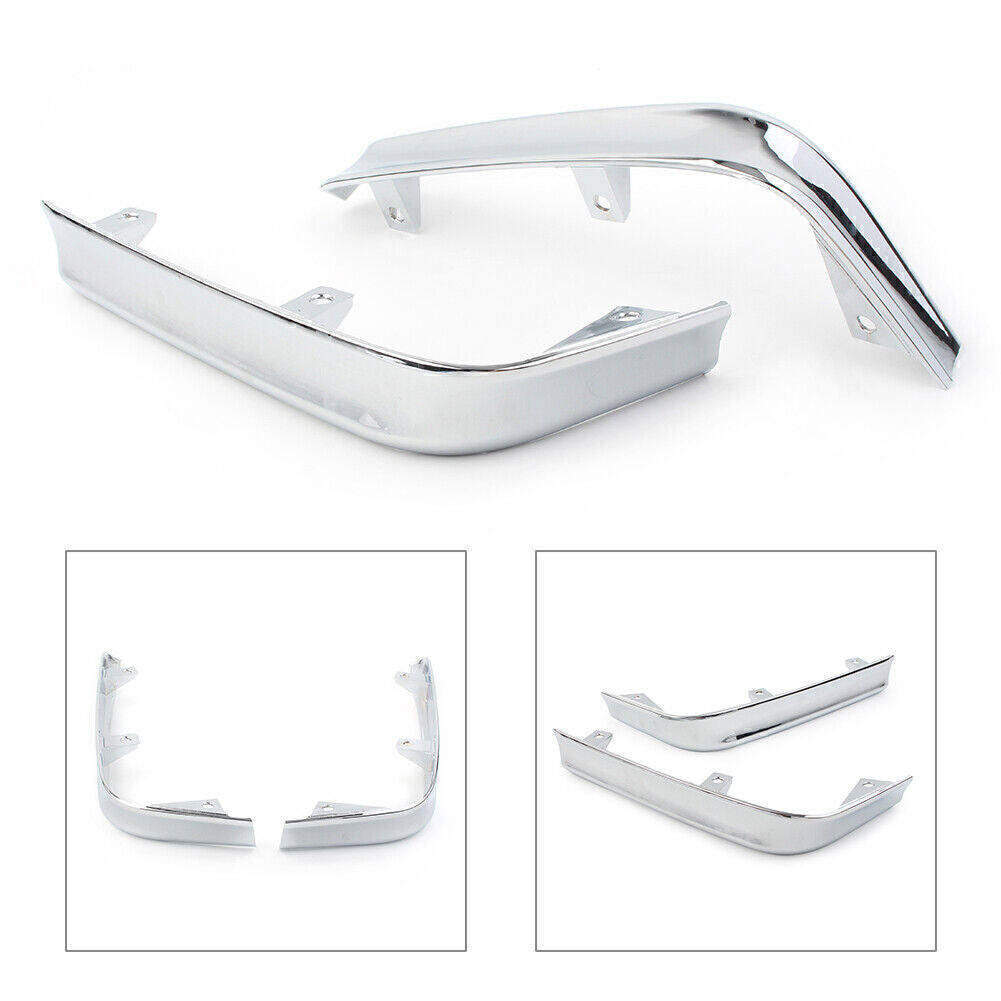 Saddlebag Decoration Strips Moulding Fit for Honda GL1800 GOLDWING 2001-2011 Chrome