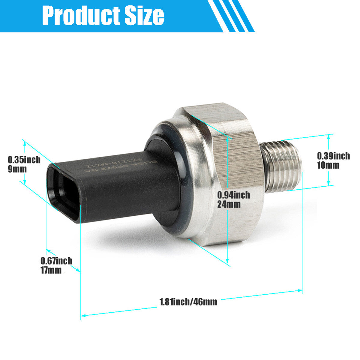 Fuel injector pressure sensor for Focus Fusion for Mustang Taurus BU5Z-9F972- n