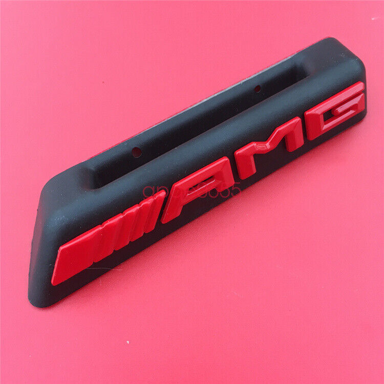 AMG badge black front bumper barbecue badge for Mercedes-Benz C63 W205 W212