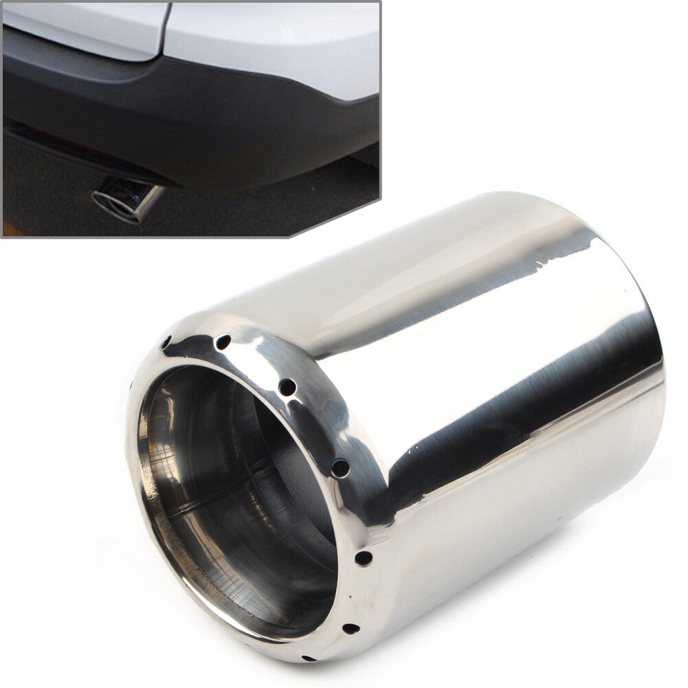 Car Exhaust Muffler Tip Tail Pipe Trim Chrome Fit for Honda CRV CR-V 2003-2011 Q