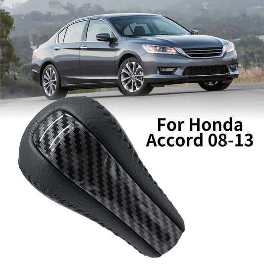 Carbon fiber leather automatic shifter for 2008-2013 MK8 for Honda Accord. Q