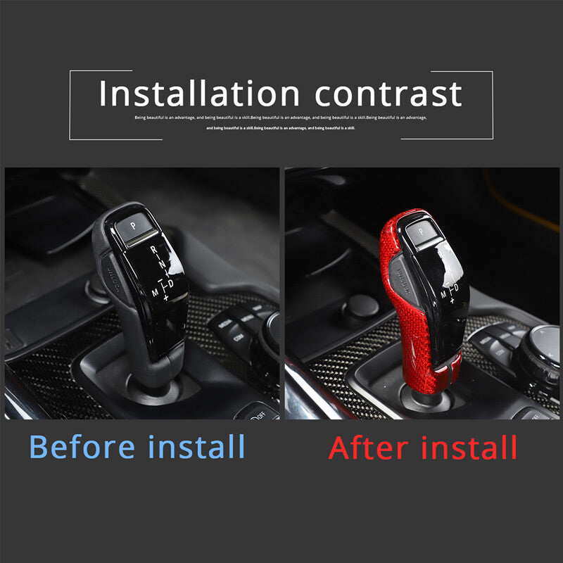 Carbon Front Door Storage Side Strip Trim Decal for Subaru Crosstrek 2023-24- v