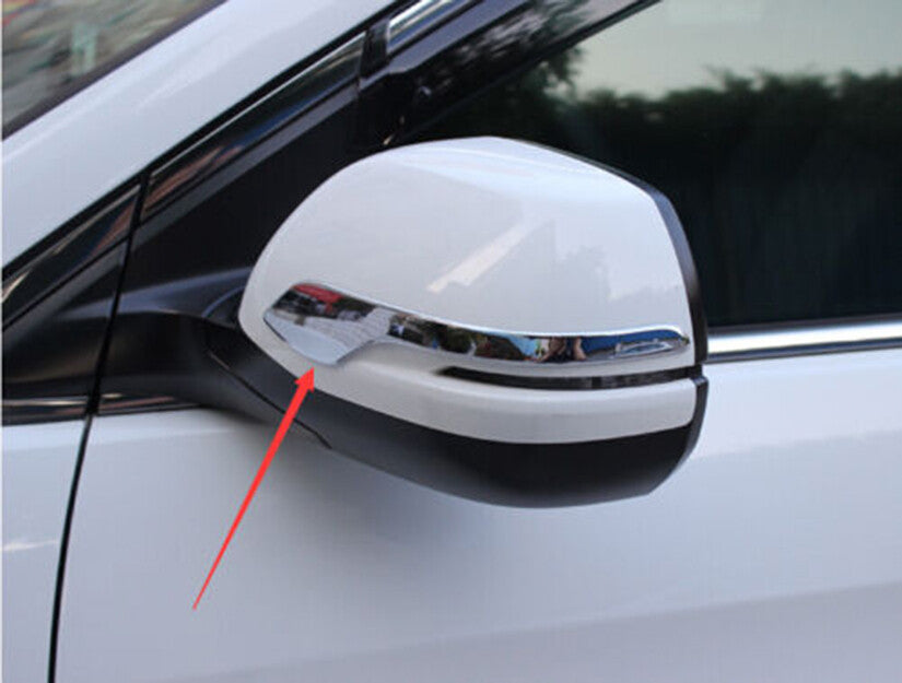 for Honda CR-V 2012-2016 Chrome Car Door Rearview Mirror Strip Cover Trim decor