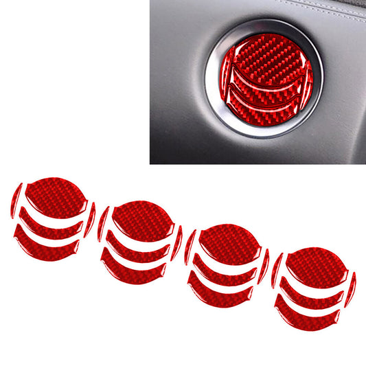 Central Control Air Vent Outlet Cover Trim Fit for Nissan GTR R35 2008-2016 Red Car