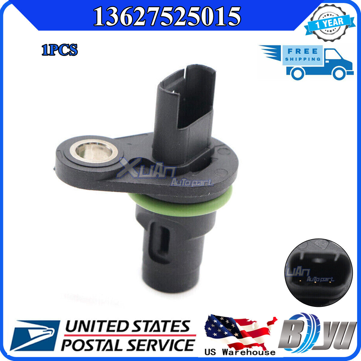 Crankshaft position sensor suitable for E92, E60, E61, 328i, 328xi, 325i 13627525015- v