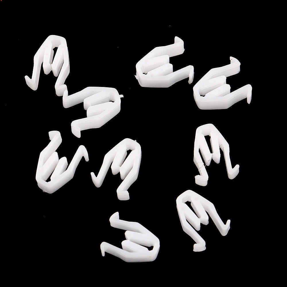 40Pcs Front Grille Moulding Clips White Nylon A21284 Fit For 2005-2009 Equinox