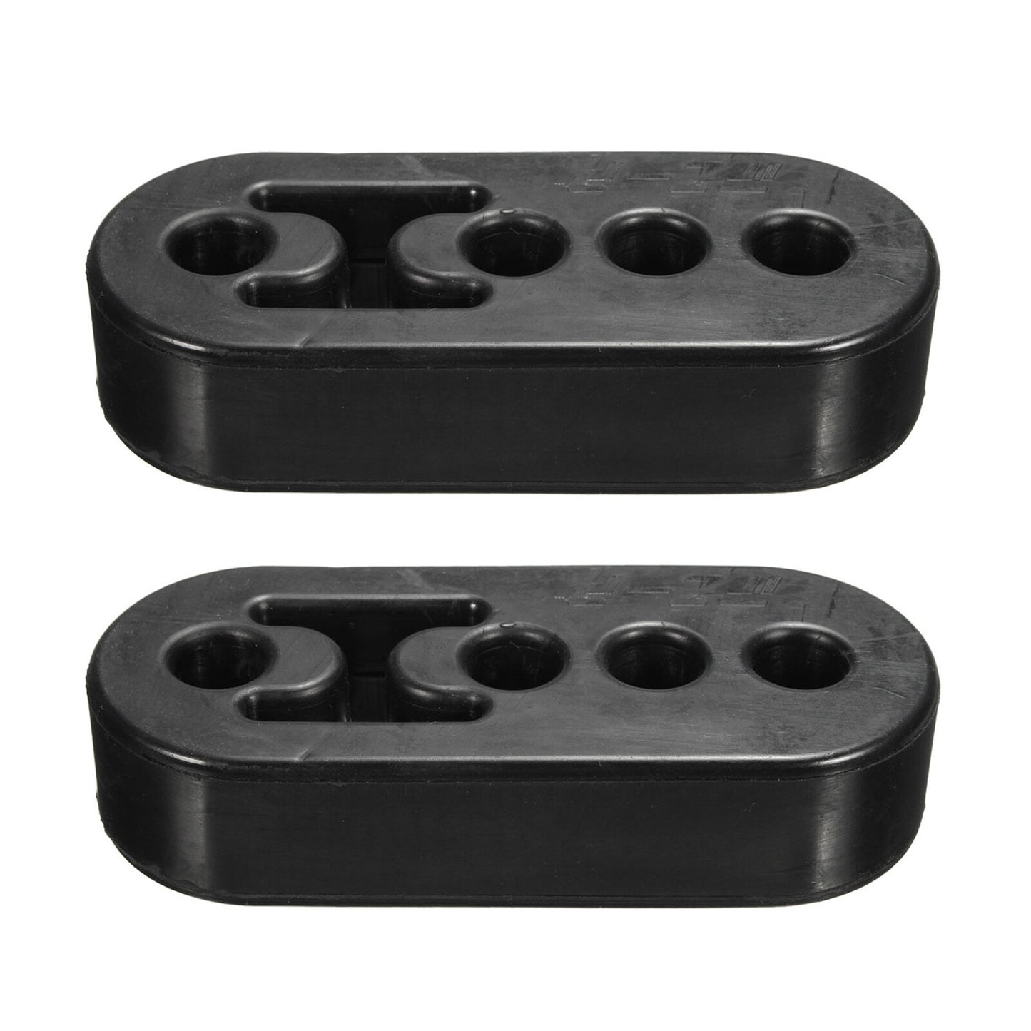2Pack Universal Car Rubber Exhaust Tail Pipe Mount Brackets Hanger Bracket