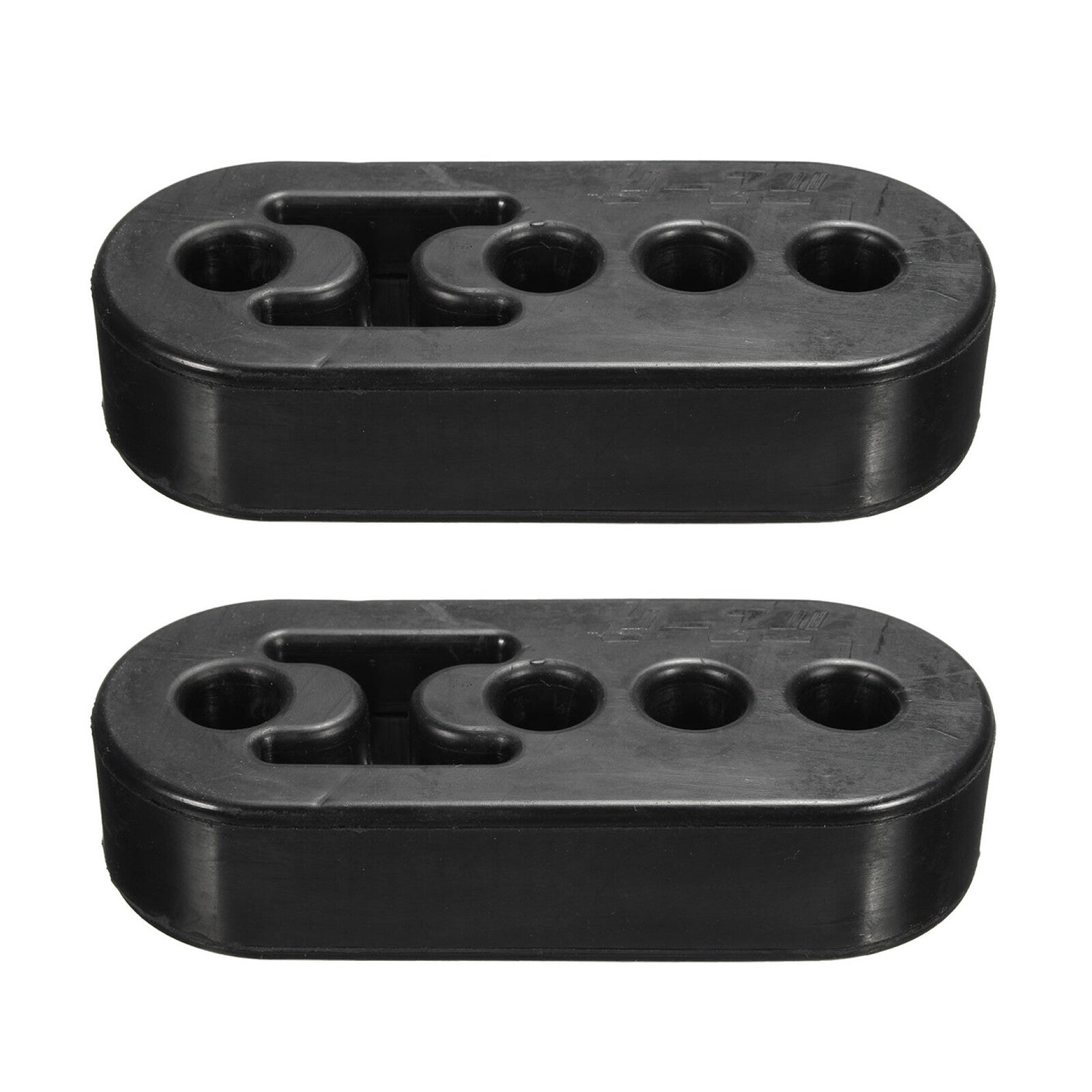 2Pack Universal Car Rubber Exhaust Tail Pipe Mount Brackets Hanger Bracket