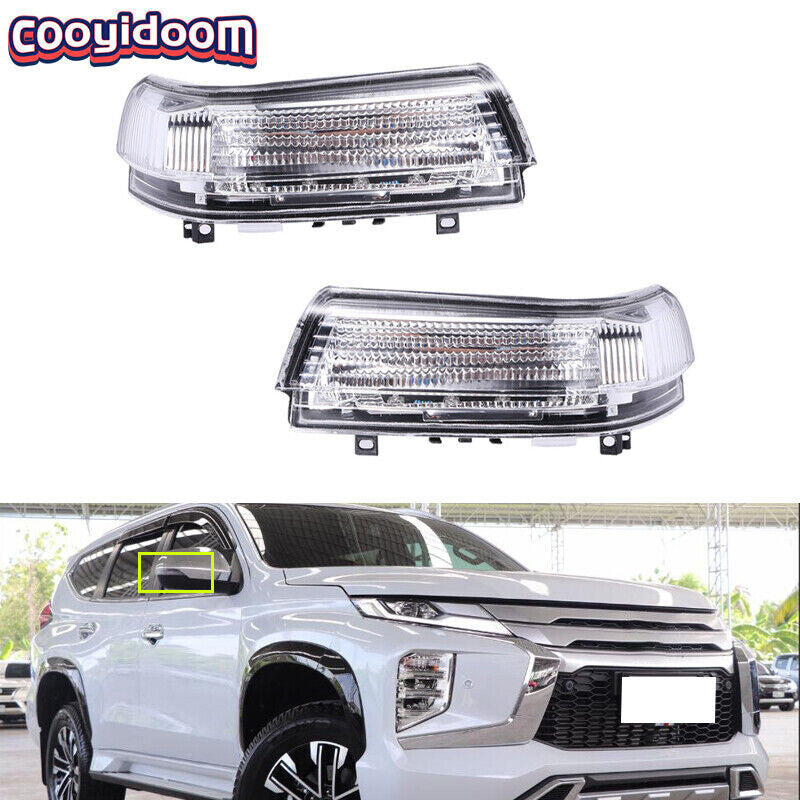 Suitable for 2009-13 for Mitsubishi Pajero V73 V87 V93 LED rearview mirror turn signals.