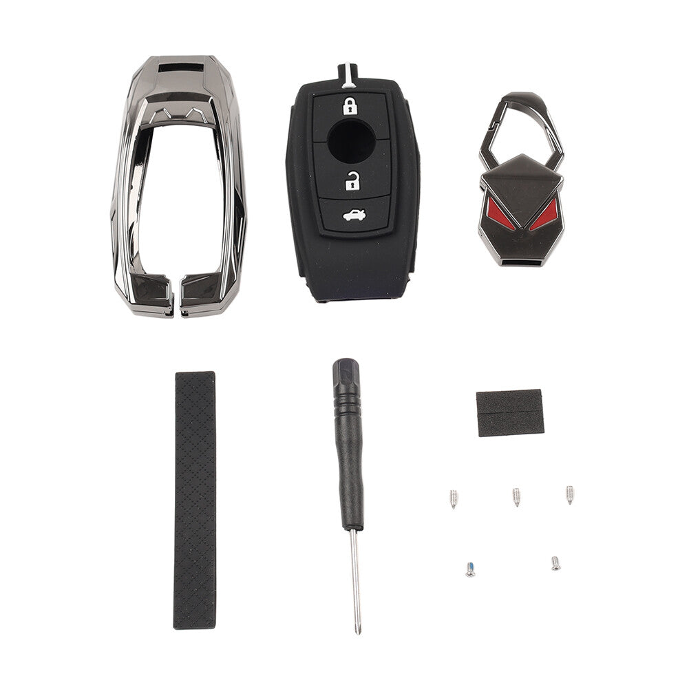 Key Fob Case Cover Shell fits for Benz A B C E S Class CLA CLS GLC GLE GLS