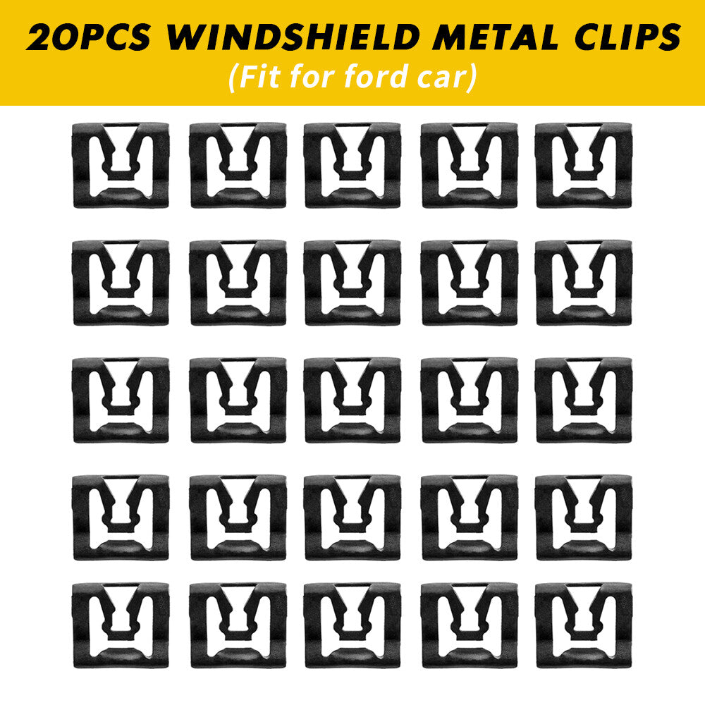 20pcs  for ford  Windshield & Rear Window Trim Molding Clips- 1964-1993 C5ZZ-6543413-B