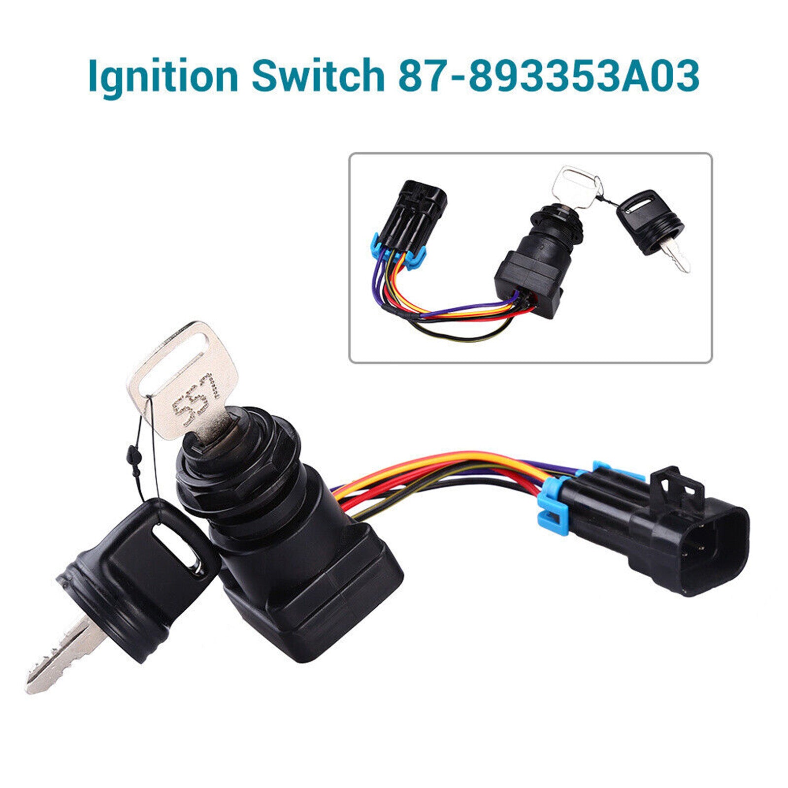 Marine ignition key switch outboard control 893353A03 suitable for Mercury Quicksilver