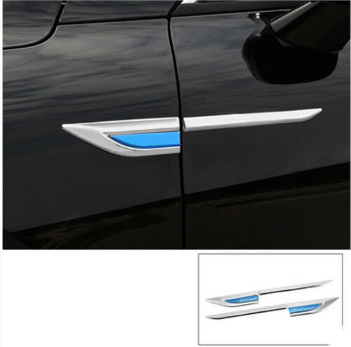 for Kia K5 2021-2023 3D Chrome Front Side Door Hood Fender Vent Air Wing Covers