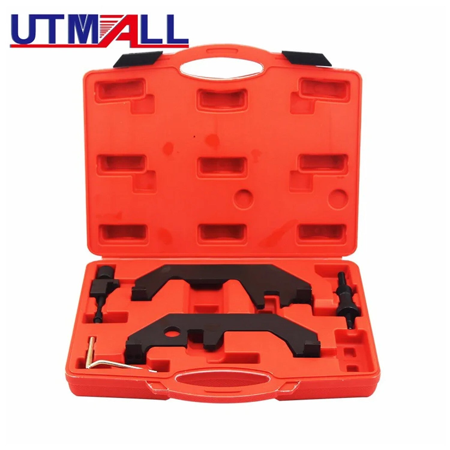 Engine timing tool kit for BMW N62, N62TU, and N73 engines.