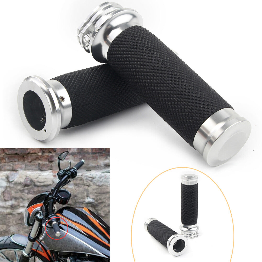 Pair Handle Bar Hand Grips for Harley Touring Electra Glide Ultra Classic FLHTCU
