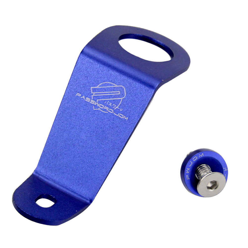 For EG EH for Civic Blue CNC Billet Aluminum Radiator Stay Mount Bracket /Washer Kit