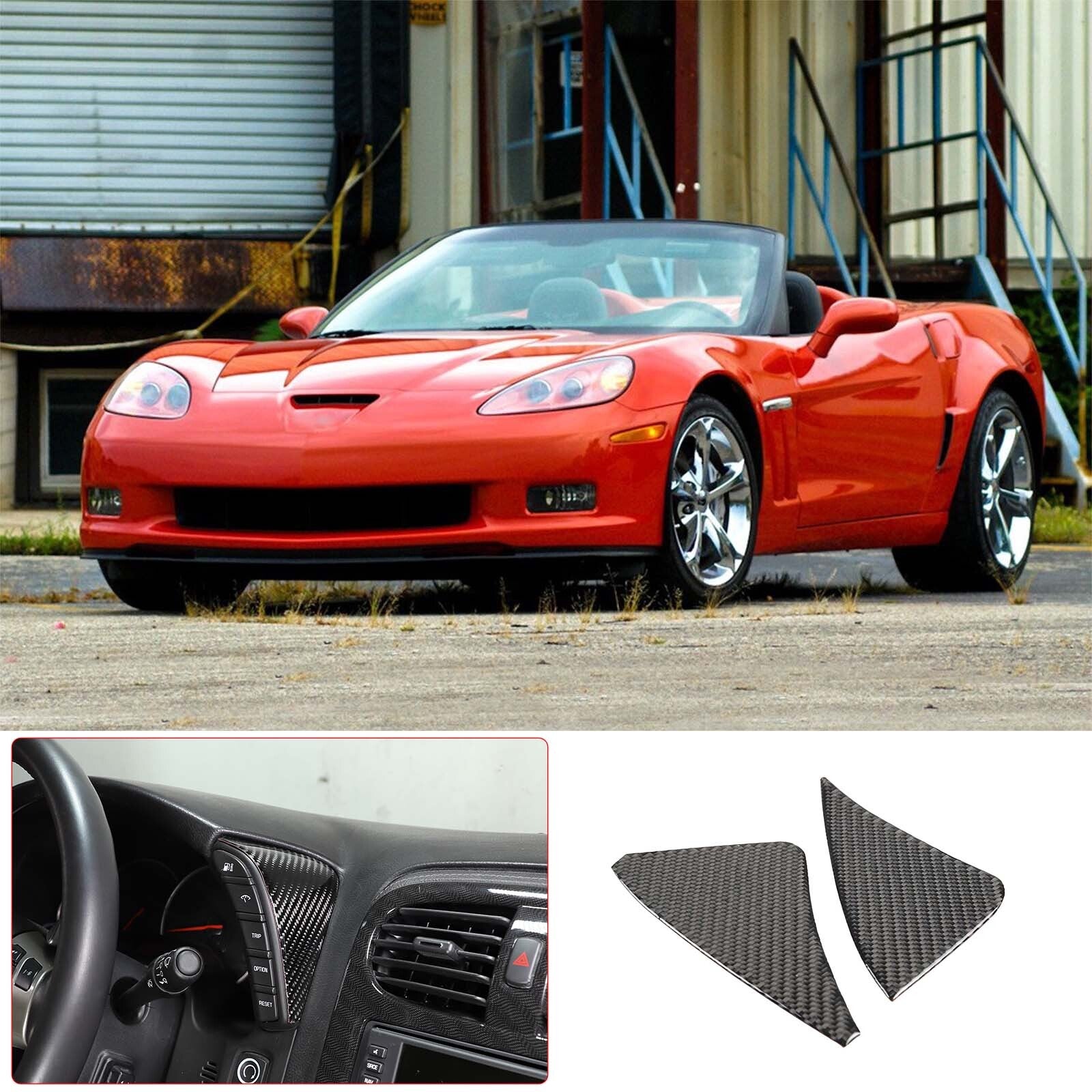 for Tacoma 2016-2020 Carbon Fiber ABS Interior Door Handle Bowl Trim- v