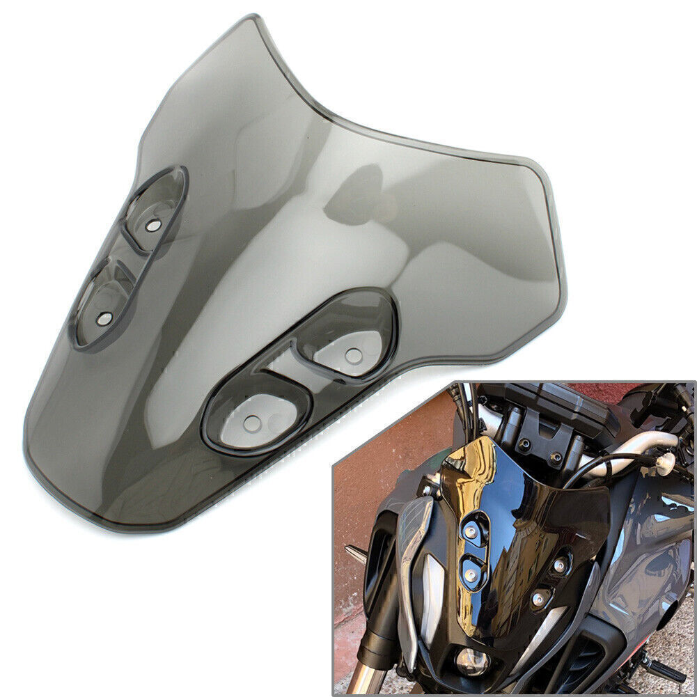 Windschutzscheibe Windschutzscheibe Windschutzscheibe Fit for Yamaha MT07 21-22 Grau