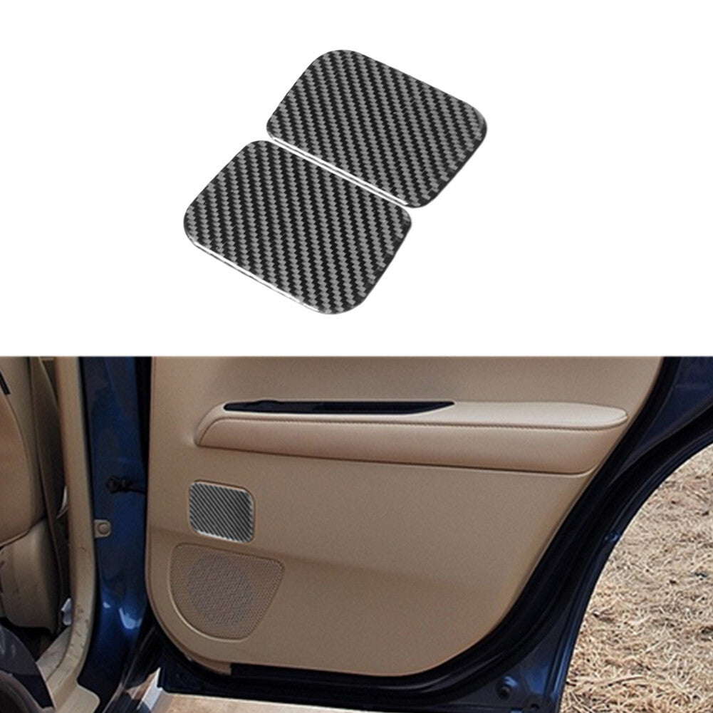 2X Red Carbon Fiber Front Door Handle Frame Cover Trim for Chrysler 200 2011-14 v