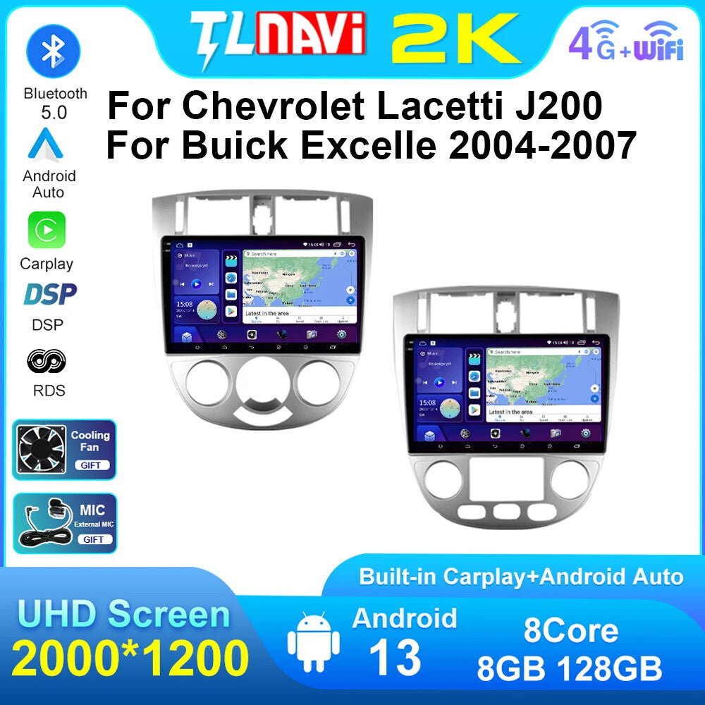 for Buick for Opel Excelle for Chevrolet Lacetti 2004-2007 Car Radio GPS Video Player