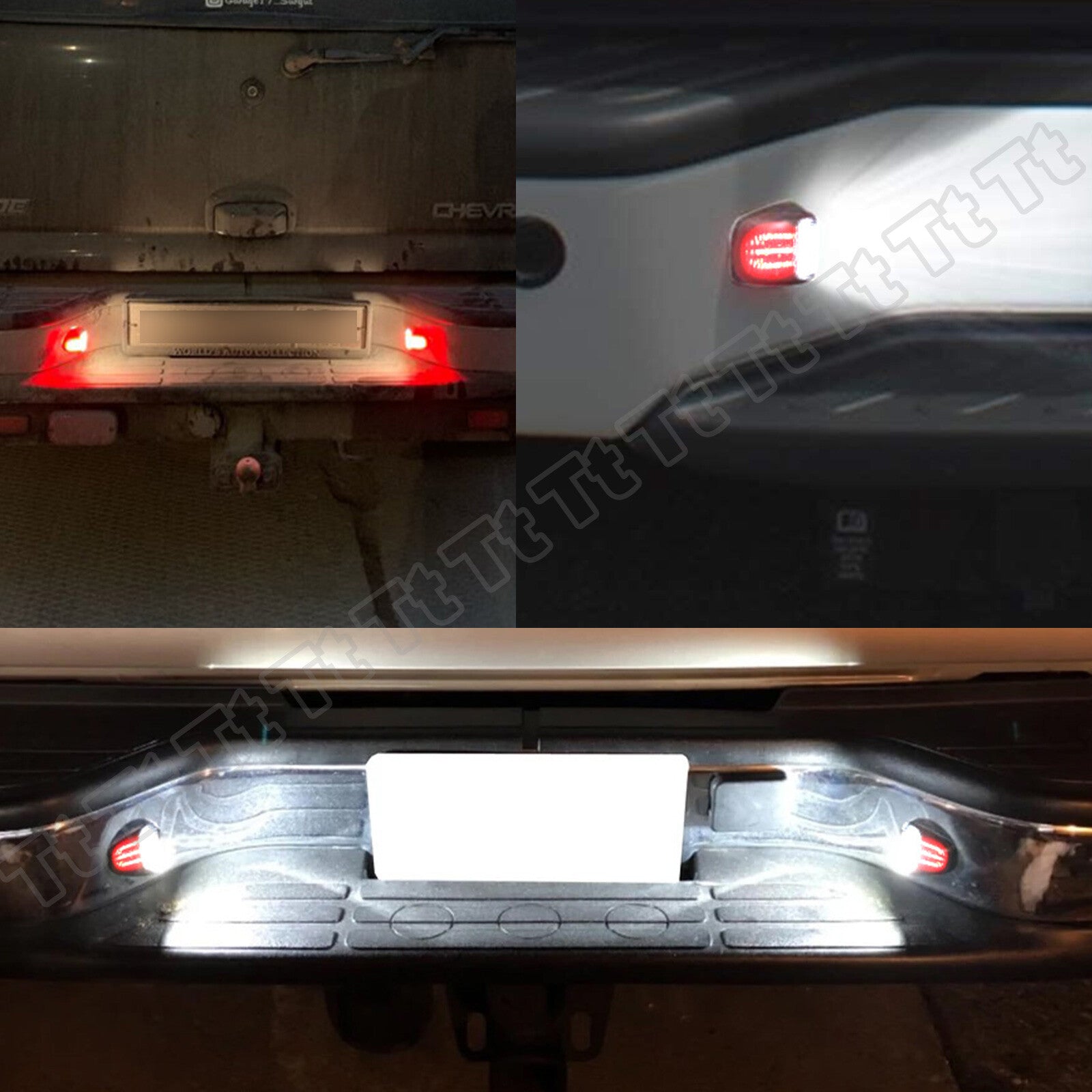 Red mold LED Avalanche Silverado Q