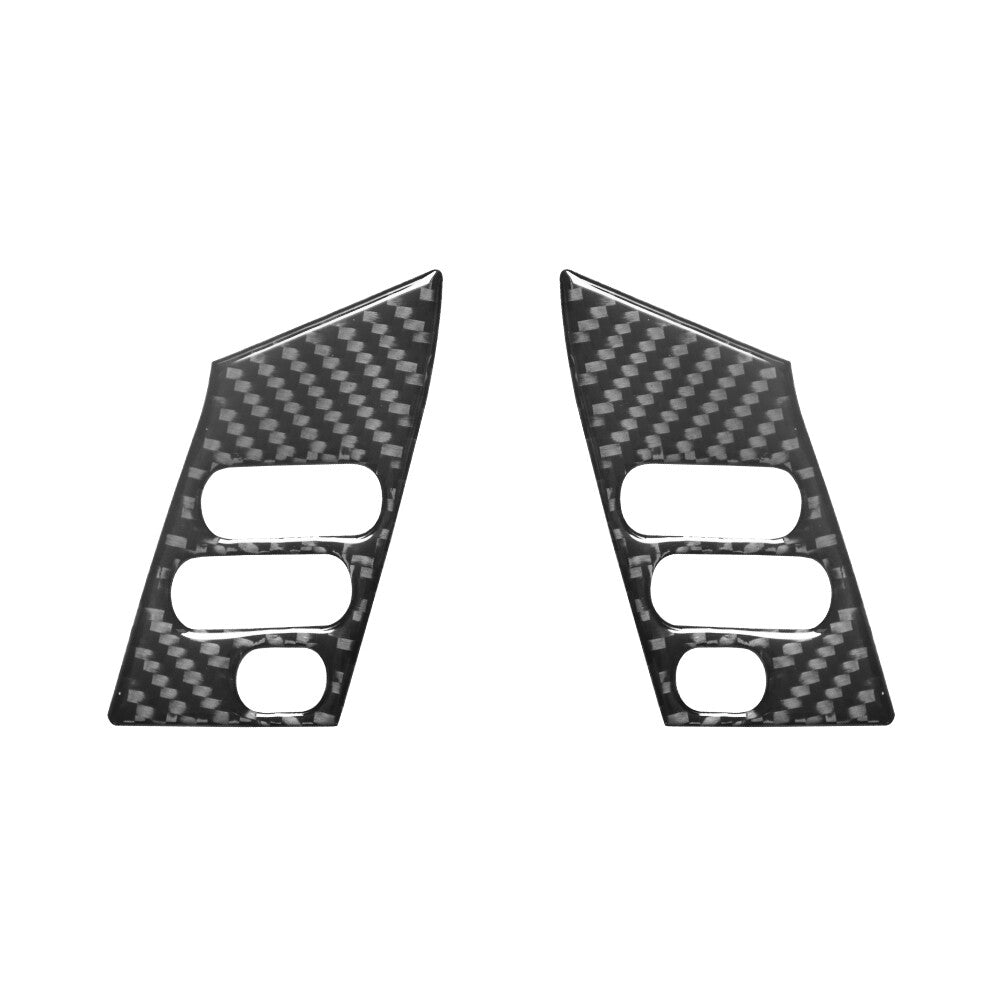 Red Carbon Fiber Steering Wheel Decorative Cover Trim for Infiniti G37 2010-2013 v