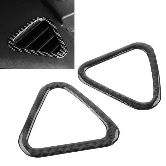 2x Instrument Air Outlet Vent Cover Trim for Chevrolet Equinox 2018-2021 Carbon