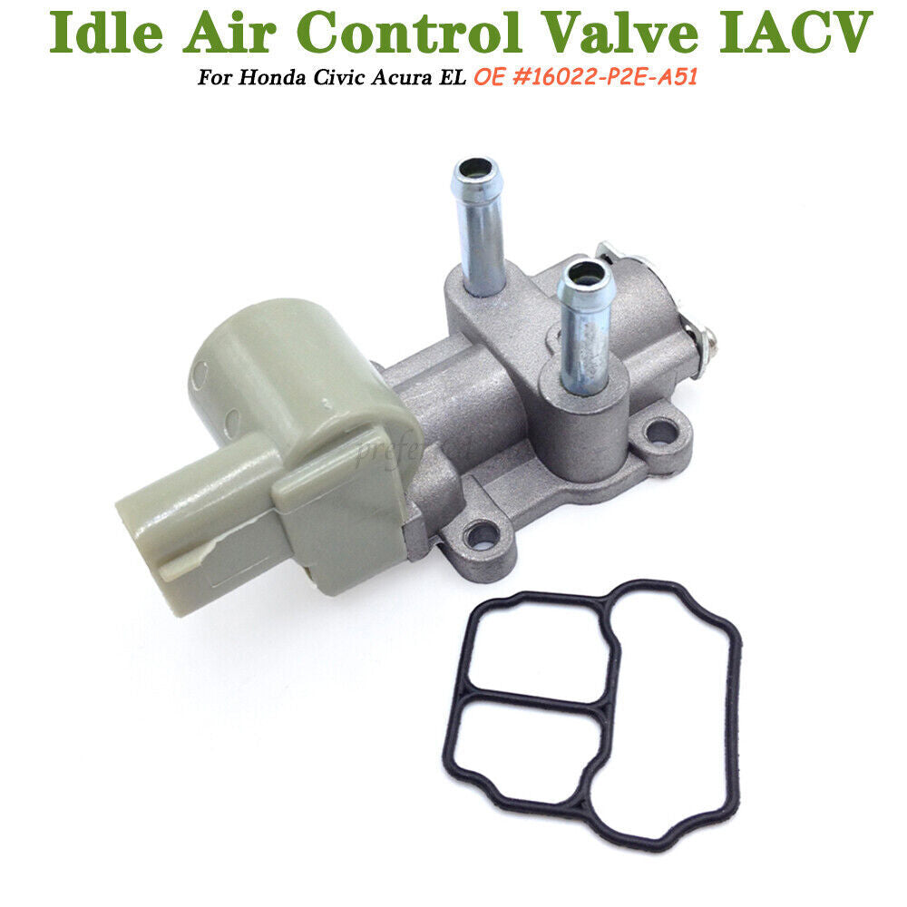 Idle air control valve with gasket for Honda Trans for Civic - for Civic Del Sol- v