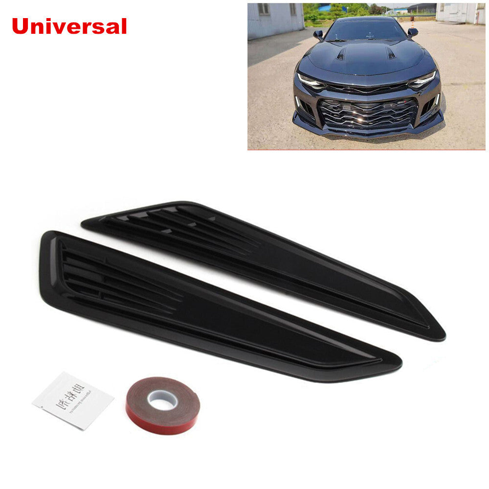 2-Piece Universal Automotive Vent Spoon Kit Airflow Intake Louver Cover Decorative Cover - n