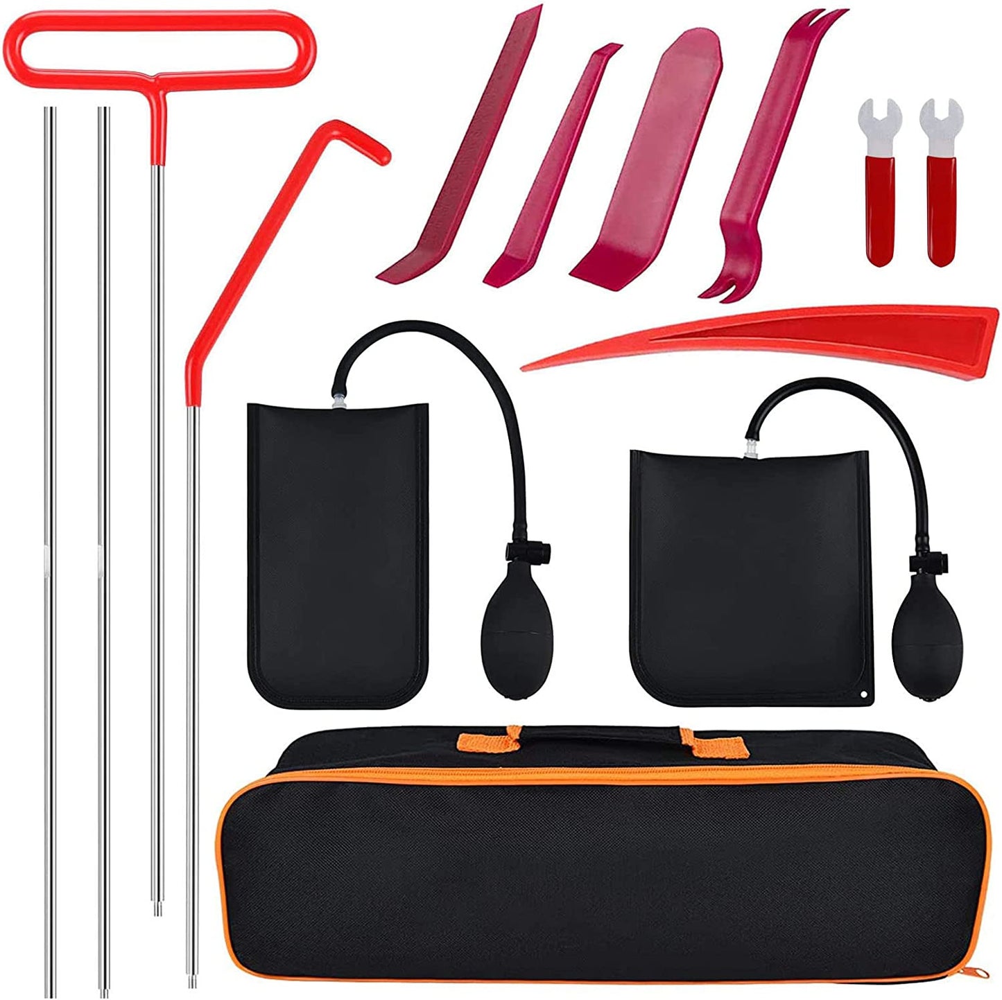 14Pcs Stainless Steel Assorted 5th Wheel Pin Puller Kit 68 Pull Hook J-Hook