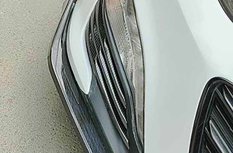 for Chevrolet Malibu 19-2024 Strip Trim Carbon Fiber Front Bumper Fog Lamp Light